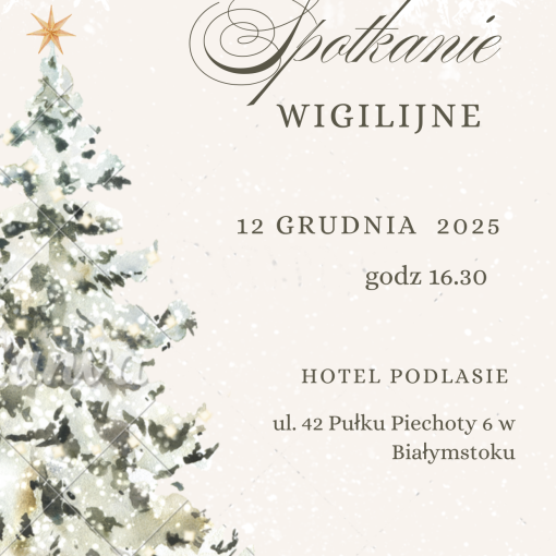 Beige and Green Neutral Minimalist Christmas Party Invitation